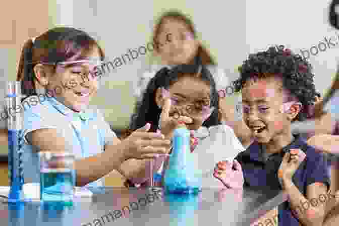 A Group Of Children Working On A Science Experiment Together. STEAM Lab For Kids: 52 Creative Hands On Projects For Exploring Science Technology Engineering Art And Math