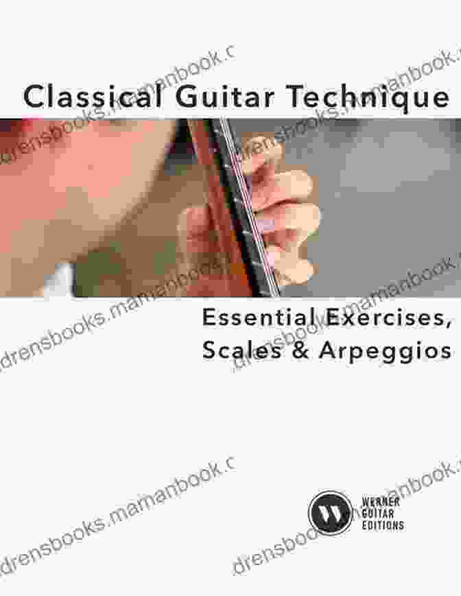 A Person Practicing Guitar Techniques, Such As Scales, Arpeggios, And Fingerpicking. Learning To Play The Guitar: A New And Fresh Way Of Learning Playing Guitar: Step By Step Lessons To Learn To Play Guitar