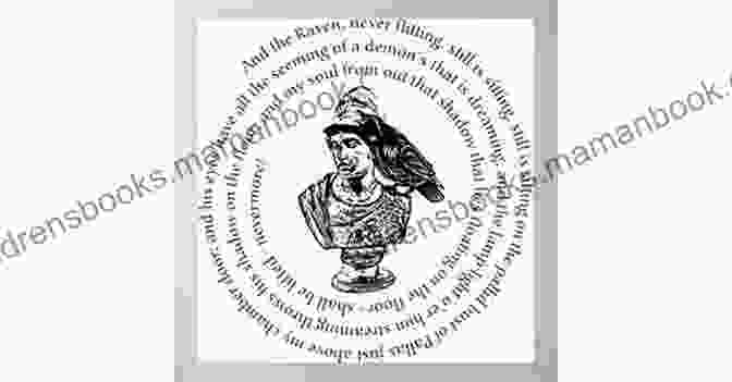 A Raven Perched On A Bust Of Pallas Athena, With A Quote From The Poem 13 Classic Horror Poems (Masters Of Horror 1)