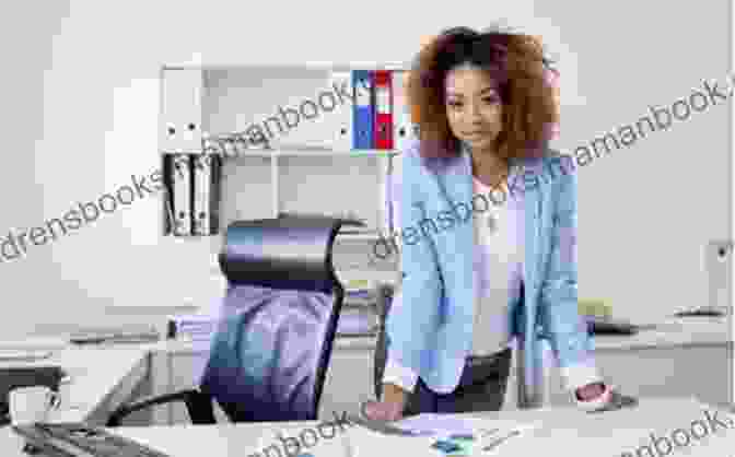 A Woman Working At A Desk In A Technology Company, Representing One's Successful Career A For The Golden Generation One