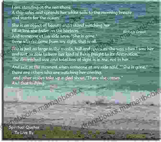 A Young Man And Woman Standing On A Beach, With A Quote From The Poem 13 Classic Horror Poems (Masters Of Horror 1)