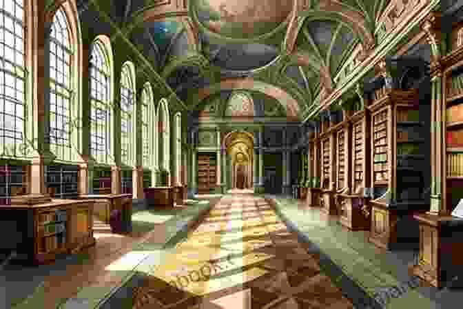 An Ancient Library Filled With Towering Bookshelves And A Mysterious Atmosphere. What We Buried Caitlyn Siehl