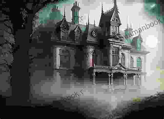 An Imposing Victorian Mansion Shrouded In Mist, Symbolizing The Dark Secrets Hidden Within. What We Buried Caitlyn Siehl