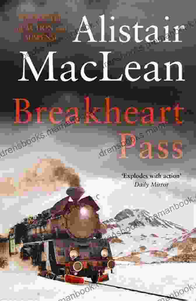 Breakheart Pass Book Cover Alistair MacLean Sea Thrillers 4 Collection: San Andreas The Golden Rendezvous Seawitch Santorini