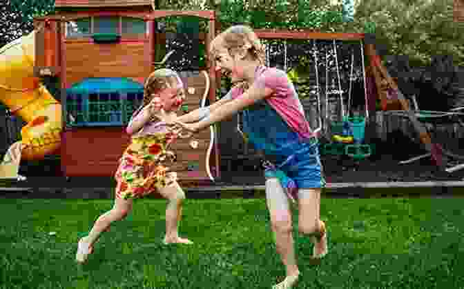 Children Playing In A Backyard, Surrounded By Lush Greenery Growing Up In Southeastern Oklahoma