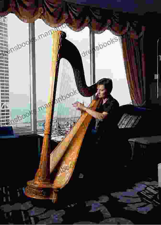 Harpist Performing A Solo Performance On Stage The Munro Method Of Making Music Together Guide No 4 For Seniors: Solo Performances Or Duets For Harp Single String Bass Guitar