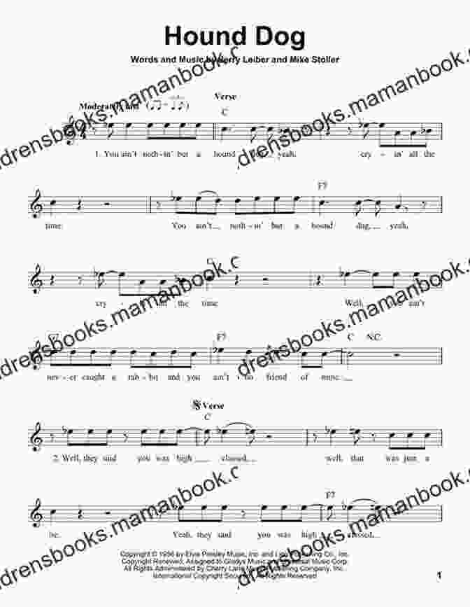 Hound Dog Saxophone Sheet Music EASY SAXOPHONE HITS FOR BEGINNERS: 25 Easy Hits To Learn To Play The Saxophone