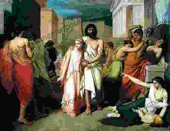 King Oedipus Outside The Gates Of Thebes, A City Ravaged By Plague King Oedipus Sophocles