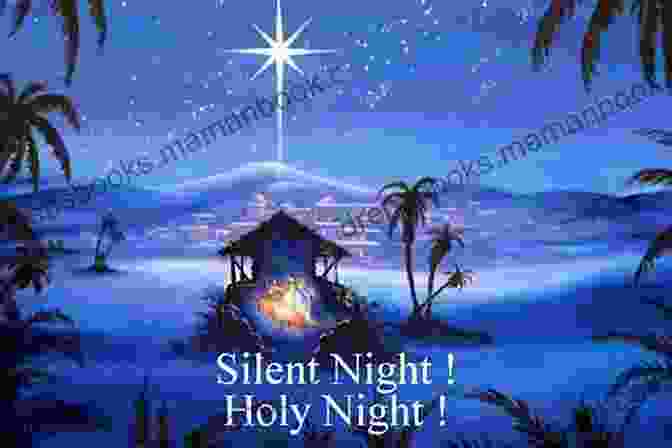 O Holy Night Carol, With A Nativity Scene In The Background (Flute) Christmas For Four Woodwind Quartet: Medley Of 10 Christmas Carols