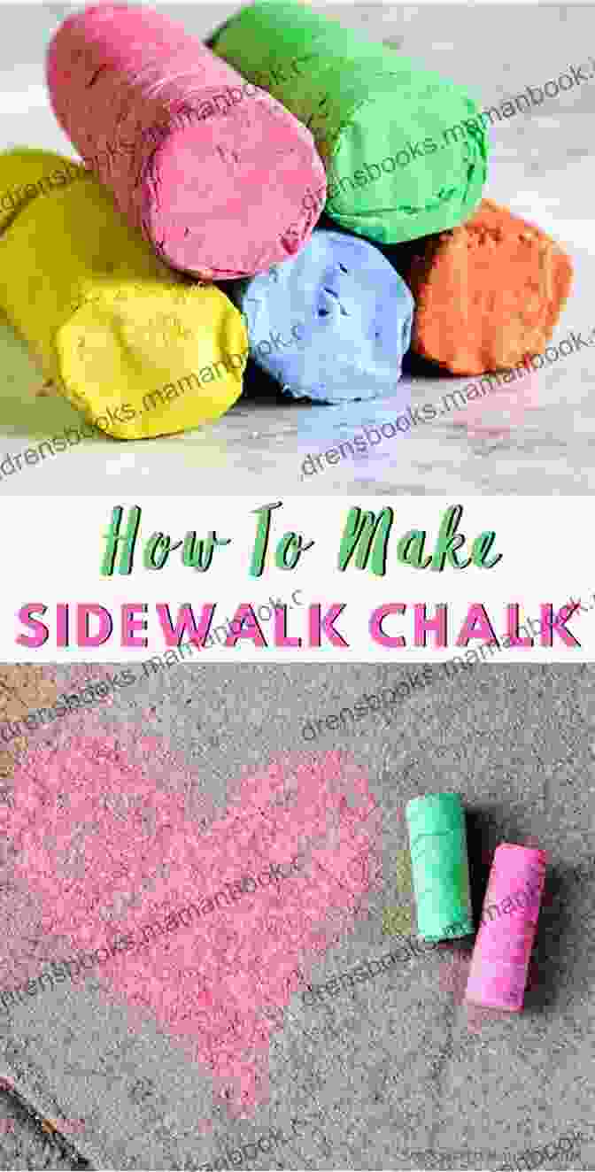 Sidewalk Chalk Monsters Made From Sidewalk Chalk And Paint. 35 Summer Crafts For Kids + 2 Free